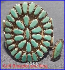 Vintage Native American Turquoise Jewelry Set
