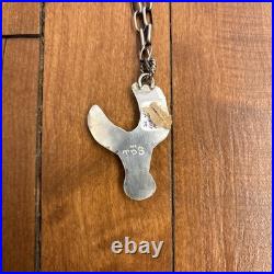 Vintage Native American Turquoise Necklace Sterling Silver Navajo OLD PAWN