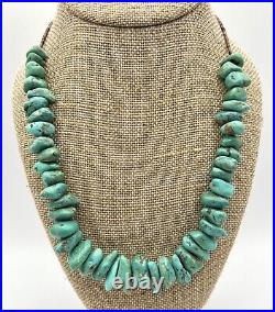 Vintage Native American Turquoise Nugget Necklace