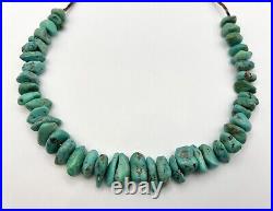 Vintage Native American Turquoise Nugget Necklace