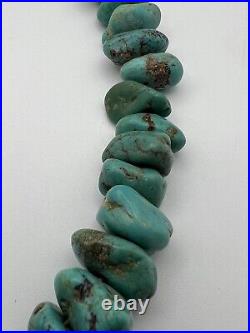 Vintage Native American Turquoise Nugget Necklace