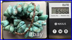 Vintage Native American Turquoise Nugget Necklace