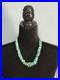 Vintage Native American Turquoise Nugget With Silver Beads Necklace 19