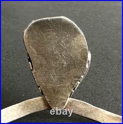 Vintage Native American Turquoise Sterling Silver Cuff Bracelet 6-1/4 #313