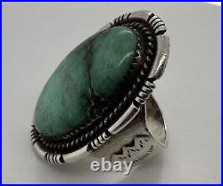 Vintage Native American Turquoise Sterling Silver Ring