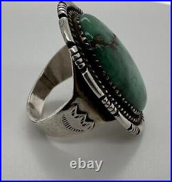 Vintage Native American Turquoise Sterling Silver Ring