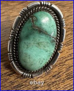 Vintage Native American Turquoise Sterling Silver Ring