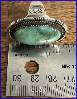 Vintage Native American Turquoise Sterling Silver Ring