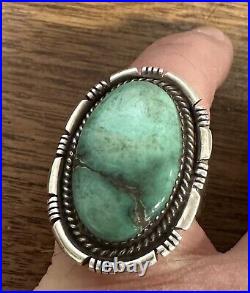 Vintage Native American Turquoise Sterling Silver Ring