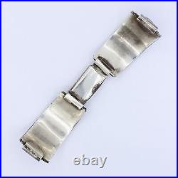 Vintage Native American Turquoise Watch Bracelet in Sterling Silver