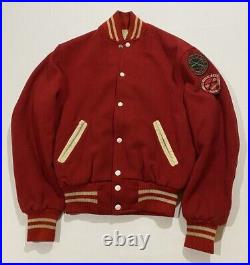 Vintage Native American Wool Jacket Medium 50's/60s Chain Stitch Size 38 AE2