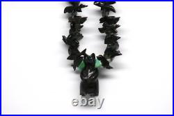 Vintage Native American Zuni Carved Fetish Necklace Jewelry