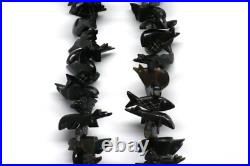 Vintage Native American Zuni Carved Fetish Necklace Jewelry