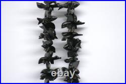 Vintage Native American Zuni Carved Fetish Necklace Jewelry