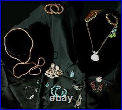Vintage Native American Zuni/Navajo/Southwestern SS Authentic &Faux Jewelry lot