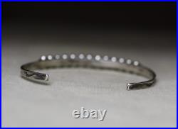 Vintage Native American Zuni Turquoise Sterling Silver Cuff Bracelet Vintage Native American Zuni Turquoise Sterling Silver Cuff Bracelet