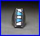 Vintage Native American Zuni Turquoise Sterling Silver Ring size 11