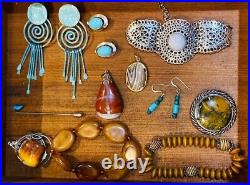 Vintage Native American jewelry lot