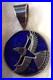 Vintage Native American lapis lazuli eagle pendant
