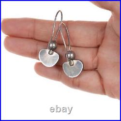 Vintage Native American silver High grade turquoise earrings