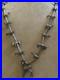 Vintage Native American silver animal fetish 32 inch beaded Tribal necklace