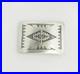 Vintage Native American sterling silver belt buckle by Art Acoya Zuni