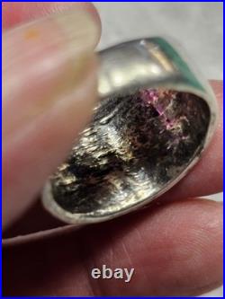 Vintage Native Sterling Silver Turquoise Ring Vintage Native Sterling Silver Turquoise Ring
