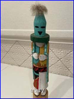 Vintage Navajo Aholi Kachina Doll Signed by Artist Bert Jones 14.5 Inches Tall