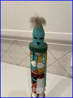 Vintage Navajo Aholi Kachina Doll Signed by Artist Bert Jones 14.5 Inches Tall