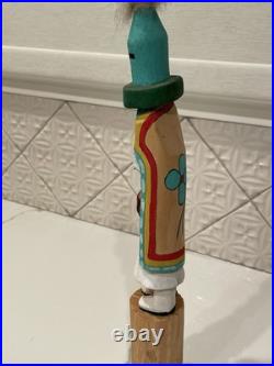 Vintage Navajo Aholi Kachina Doll Signed by Artist Bert Jones 14.5 Inches Tall