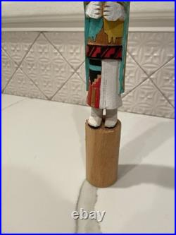 Vintage Navajo Aholi Kachina Doll Signed by Artist Bert Jones 14.5 Inches Tall