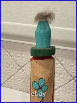 Vintage Navajo Aholi Kachina Doll Signed by Artist Bert Jones 14.5 Inches Tall