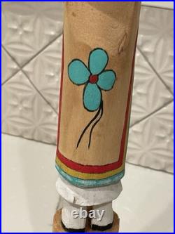 Vintage Navajo Aholi Kachina Doll Signed by Artist Bert Jones 14.5 Inches Tall