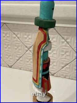 Vintage Navajo Aholi Kachina Doll Signed by Artist Bert Jones 14.5 Inches Tall