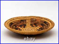 Vintage Navajo Diné Ceremonial/Wedding Coiled Basket/Tray, Diameter 10 3/4