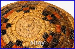 Vintage Navajo Diné Ceremonial/Wedding Coiled Basket/Tray, Diameter 10 3/4