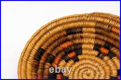 Vintage Navajo Diné Ceremonial/Wedding Coiled Basket/Tray, Diameter 10 3/4