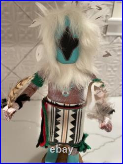 Vintage Navajo Eagle Dancer Kachina Doll Handcrafted 11.5 1970s-1990s Signed Vintage Navajo Eagle Dancer Kachina Doll Handcrafted 11.5 1970s-1990s Signed