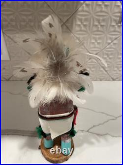 Vintage Navajo Eagle Dancer Kachina Doll Handcrafted 11.5 1970s-1990s Signed Vintage Navajo Eagle Dancer Kachina Doll Handcrafted 11.5 1970s-1990s Signed