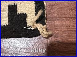 Vintage Navajo Hand Woven Rug. 28 X 28