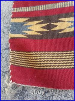 Vintage Navajo Handwoven Beautiful Native American Rug Carpet 21.2x15.3 cm