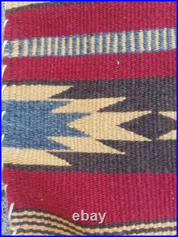 Vintage Navajo Handwoven Beautiful Native American Rug Carpet 21.2x15.3 cm