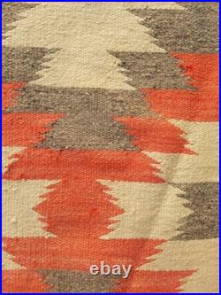 Vintage Navajo Handwoven Beautiful Native American Rug Carpet 35.4x16.1 In