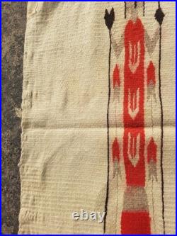 Vintage Navajo Handwoven Beautiful Native American Rug Carpet 49.2x28.7 In