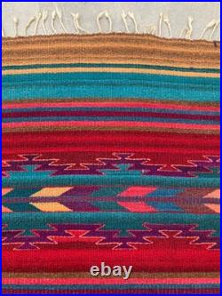 Vintage Navajo Handwoven Beautiful Native American Rug Carpet 57.8x30.3 In Vintage Navajo Handwoven Beautiful Native American Rug Carpet 57.8x30.3 In