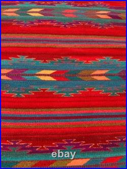 Vintage Navajo Handwoven Beautiful Native American Rug Carpet 57.8x30.3 In Vintage Navajo Handwoven Beautiful Native American Rug Carpet 57.8x30.3 In