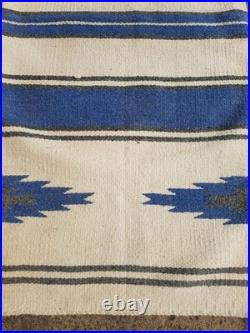 Vintage Navajo Handwoven Beautiful Native American Rug Carpet 58.2x27.5 In