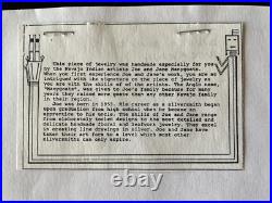 Vintage Navajo Joe Manygoats Handmade Turquoise Two Strand Necklace