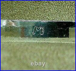 Vintage Navajo Johnny Mike Begay Native American Sterling Silver Cuff Bracelet