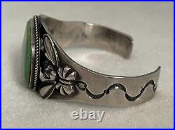 Vintage Navajo Kirk Smith Sterling Silver Turquoise Bracelet